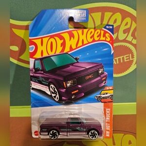 HotWheels Purple GMC Syclone Truck Die-Cast